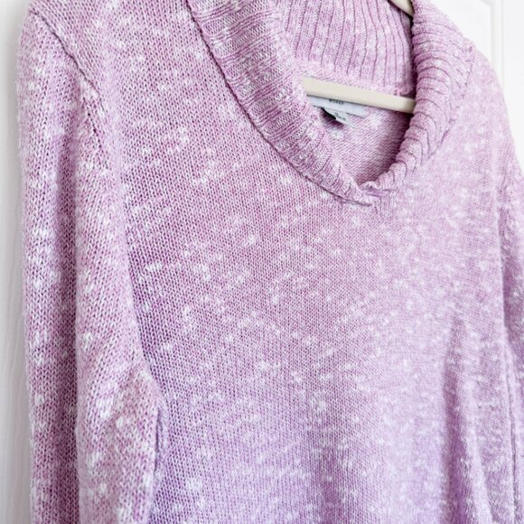 SagHarbor Womens Purple Sweater Longsleeve Lavender Size 1X - Picture 8 of 8